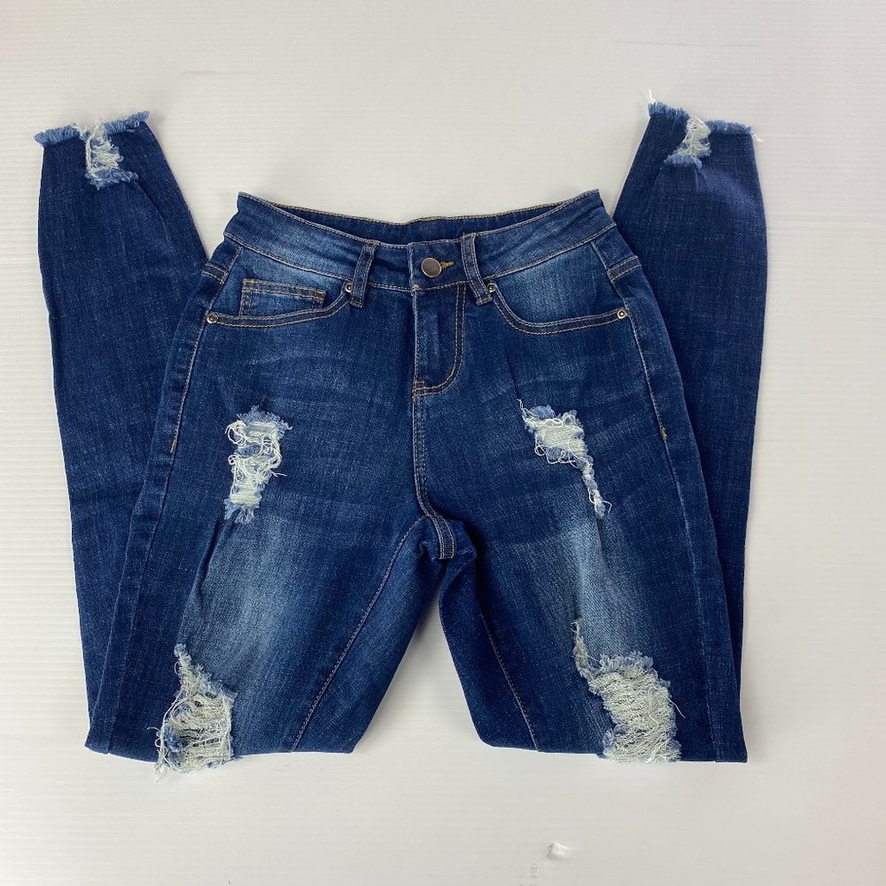 Women's Small Sim Skinny Rip Jeans